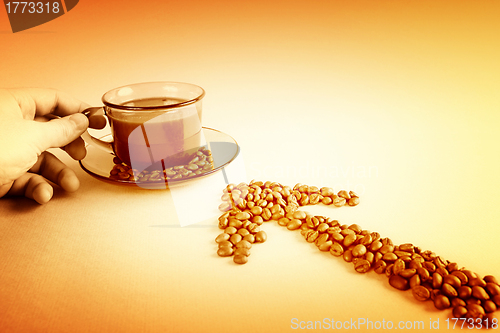 Image of Cup with coffee