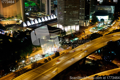 Image of singapore cityscape at night