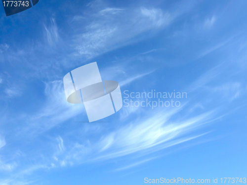 Image of blue sky