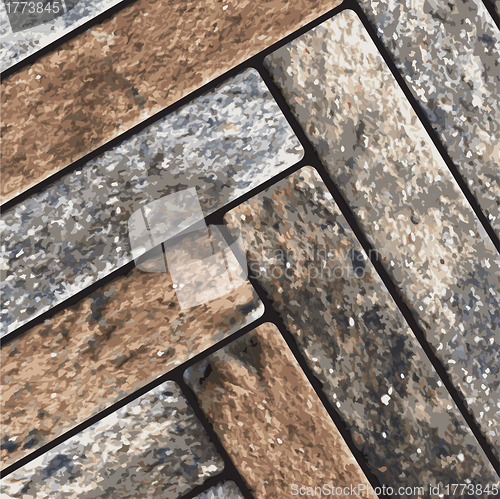 Image of Naturalistic stone pavement