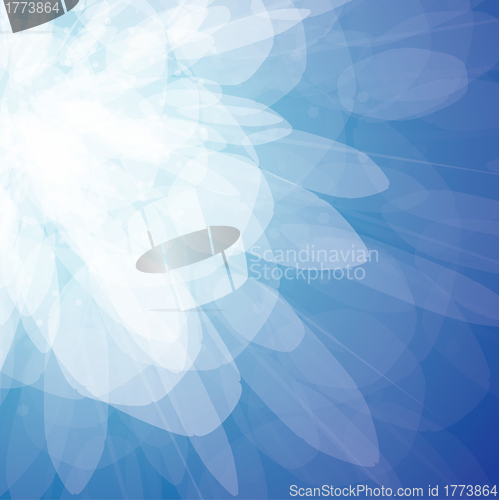 Image of Abstract background - blue sparks