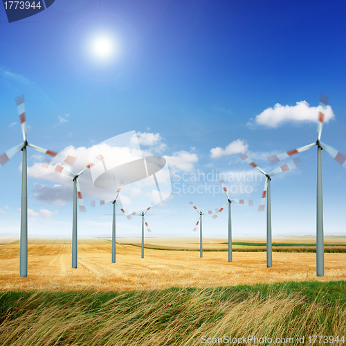 Image of Wind turbines energy