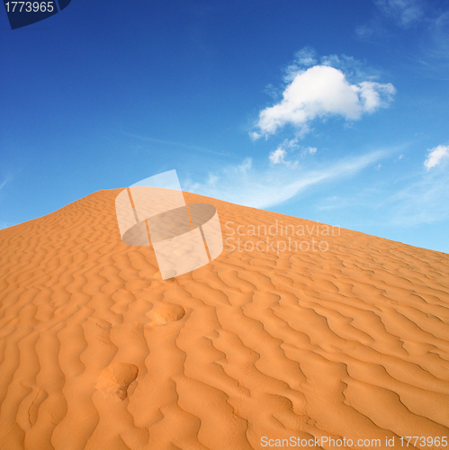 Image of Clouds in the desert