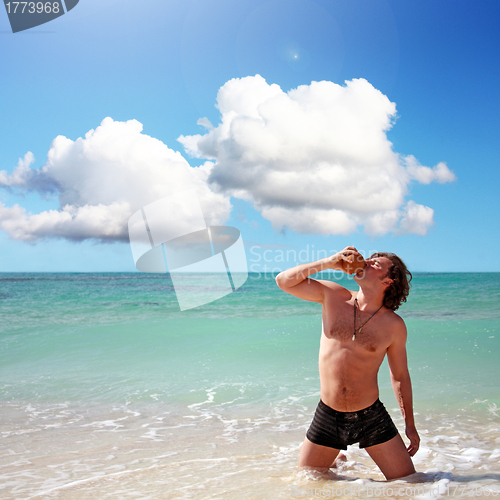 Image of sexy boy posing