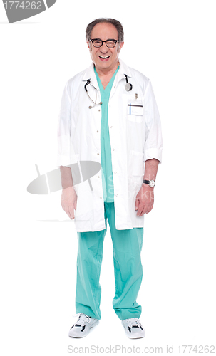 Image of Full length portrait of a male doctor