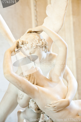 Image of Psyche revived by Cupid kiss