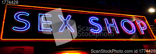 Image of Sexy shop entrance