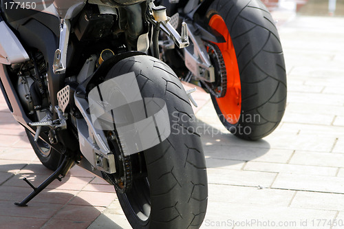 Image of Motorbikes wheels