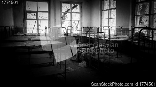 Image of Abandoned nursery at Chernobyl