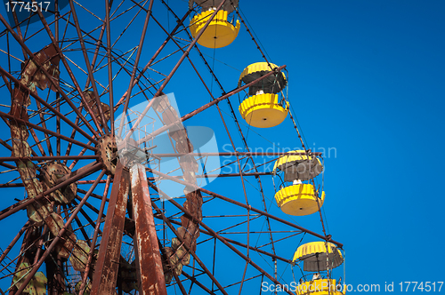 Image of The Ferris Wheel in Pripyat, Chernobyl 2012 March