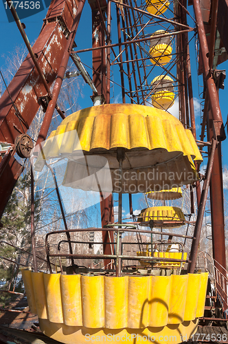 Image of The Ferris Wheel in Pripyat, Chernobyl 2012 March