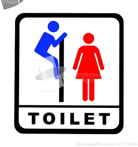 Image of Funny Bathroom sign