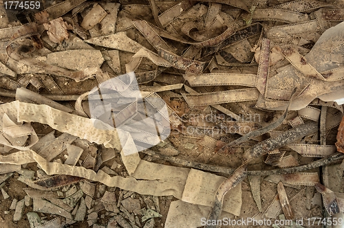 Image of Old Films background texture