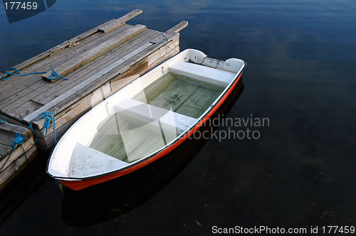 Image of Boat, full of water