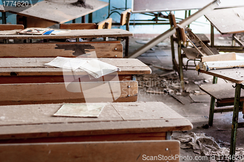 Image of Abandoned school in Chernobyl 2012 March 14