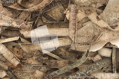 Image of Old Films background texture