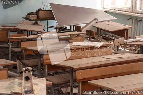 Image of Abandoned school in Chernobyl 2012 March 14