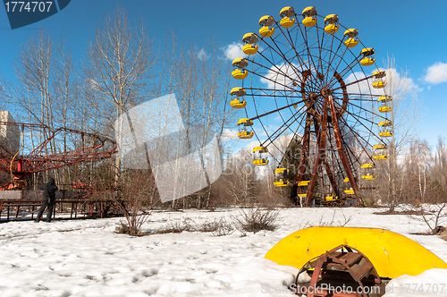 Image of The Ferris Wheel in Pripyat, Chernobyl 2012 March