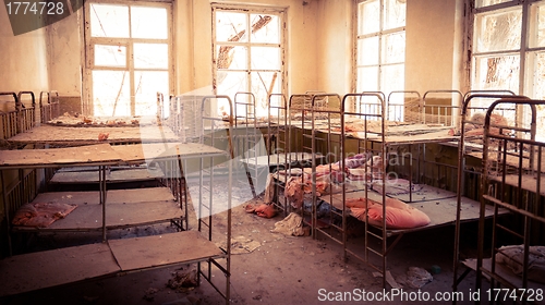 Image of Abandoned nursery at Chernobyl