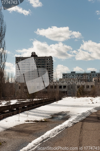 Image of Hotel Polesie in chernobyl area, Pripyat