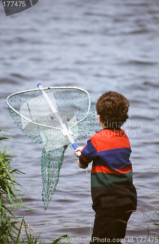 Image of Boy Fishing