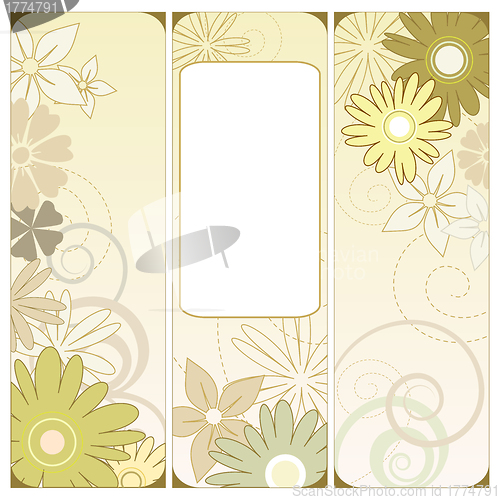 Image of Floral triptych