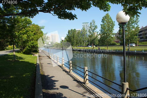 Image of The Rideau Canal in Ottawa, Canada