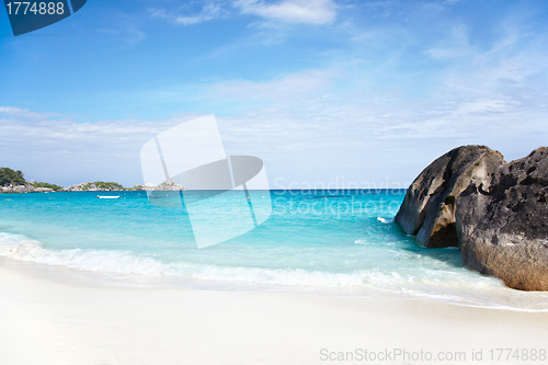 Image of Boulders and ocean