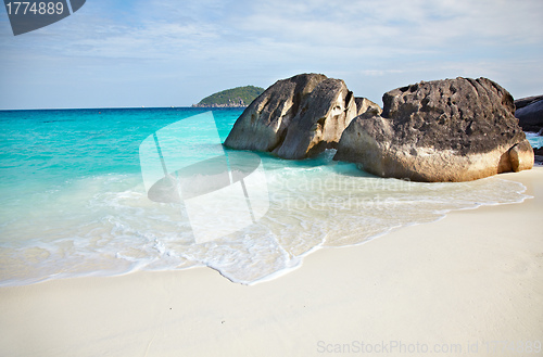 Image of Boulders and ocean