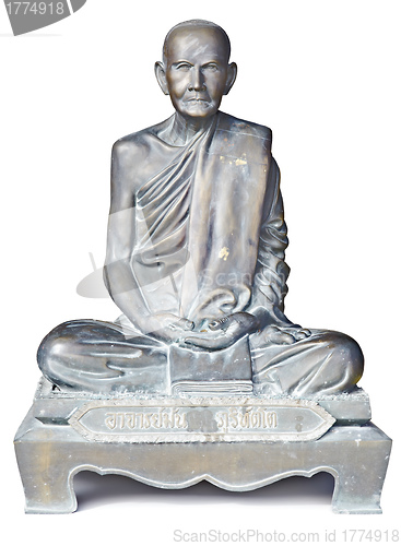 Image of statue of buddhist monk