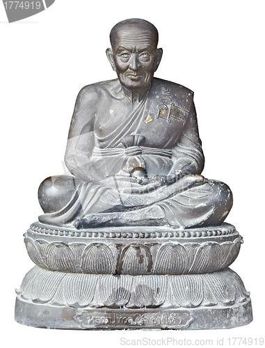 Image of statue of buddhist monk