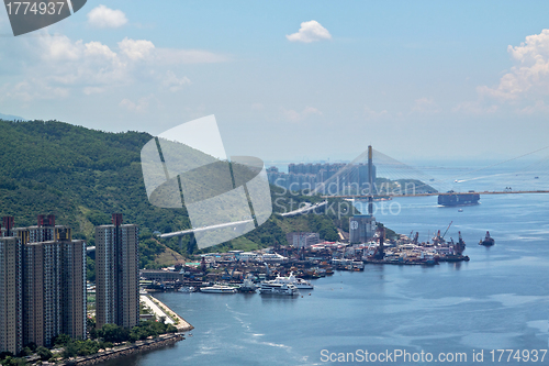 Image of Hong Kong modern city