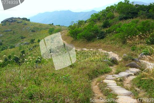 Image of Stone path in the mountains