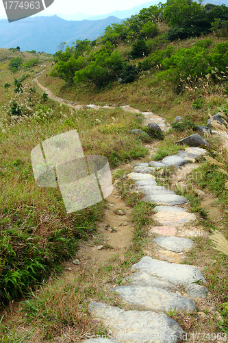 Image of Stone path in the mountains
