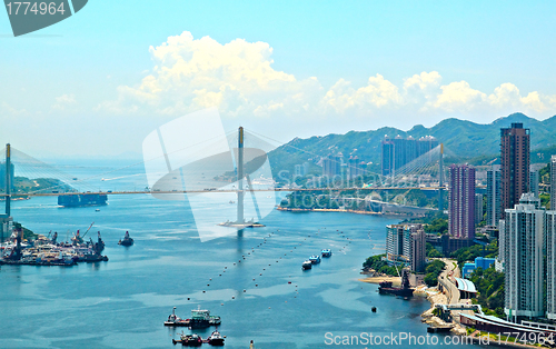 Image of Hong Kong modern city