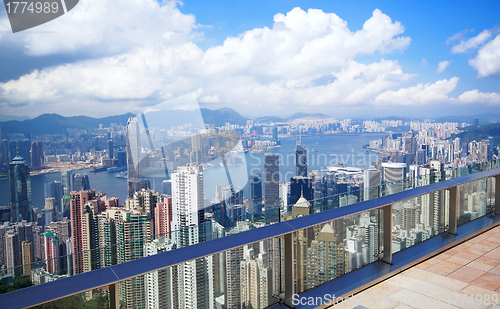 Image of Hong Kong skyline from Victoria Peak