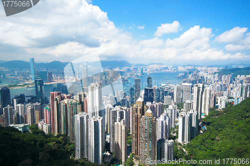 Image of Hong Kong skyline from Victoria Peak