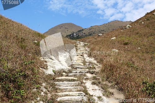 Image of Stone path in the mountains
