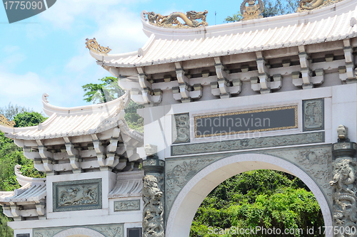 Image of typical chinese entrance