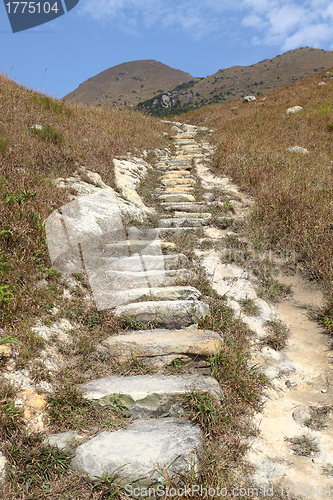 Image of Stone path in the mountains