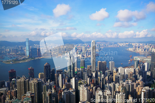Image of Hong Kong skyline from Victoria Peak