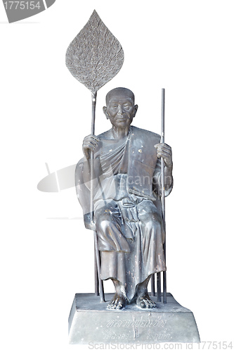 Image of statue of buddhist monk