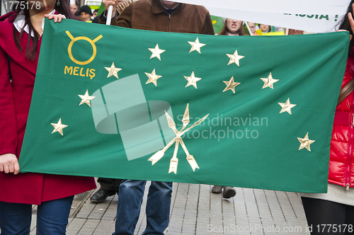 Image of Circassians Protesting
