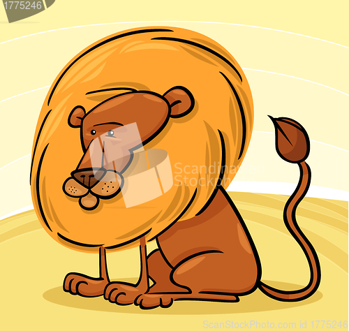 Image of African Lion Cartoon