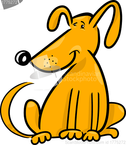 Image of cartoon doodle of funny dog