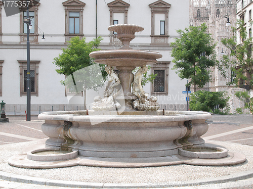 Image of Piermarini Fountain, Milan