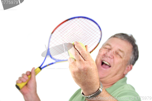 Image of Serving A Tennis Ball