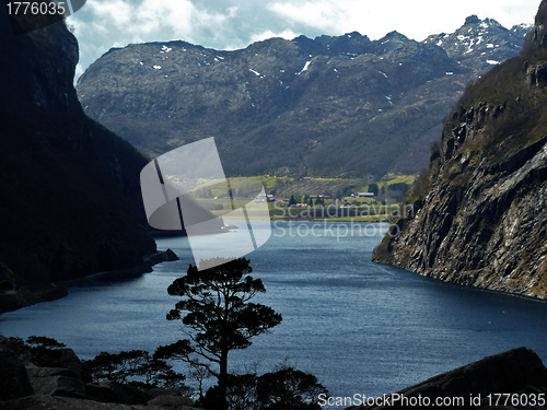 Image of deep valley in norway