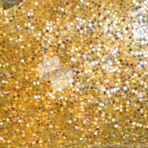 Image of Golden mosaic. Abstract background. EPS 8
