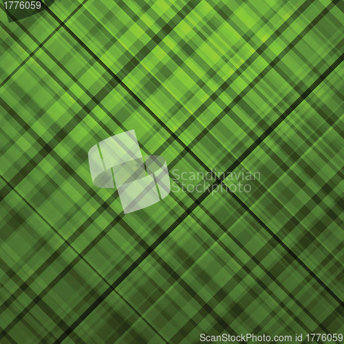 Image of Wallace tartan green background. EPS 8